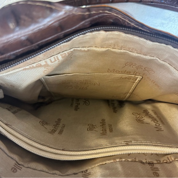 M&R Moda in Pelle Firenze Shoulder Bag/ Backpack Gaia 238 - Picture 9 of 9